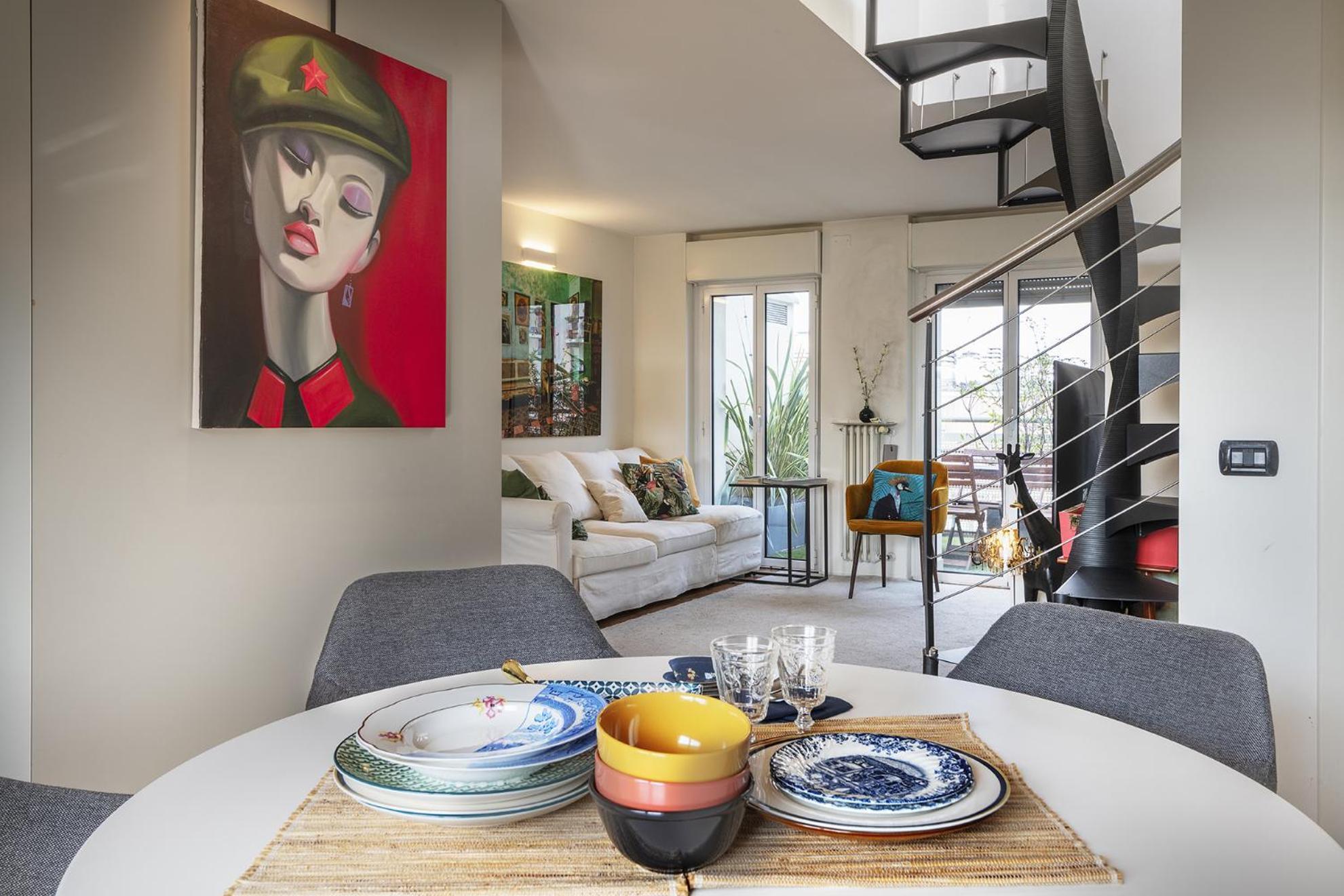 Giresio 41 - Your Penthouse With Rooftop Garden In Milano Navigli - Wifi מראה חיצוני תמונה